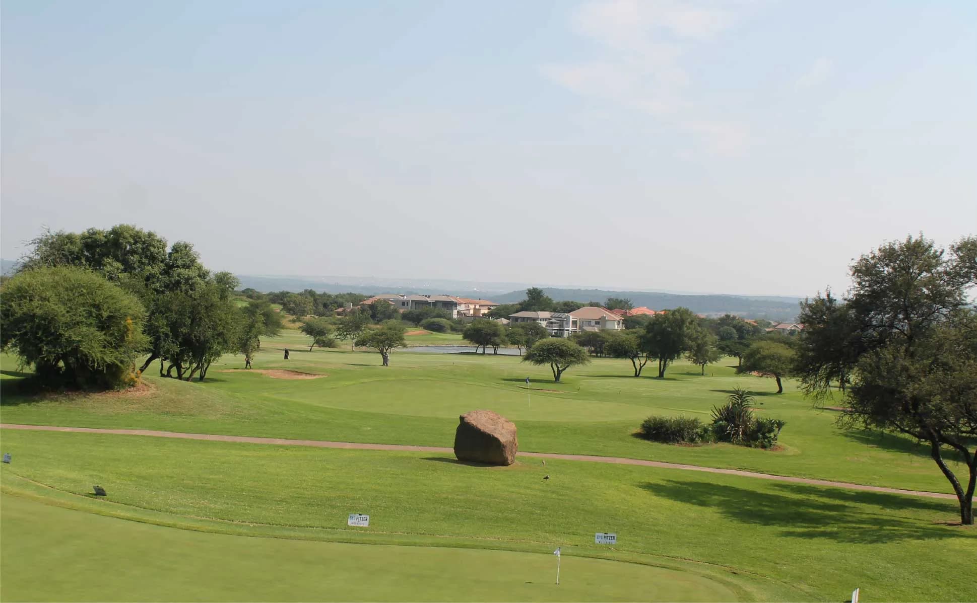 View of course from clubhouse