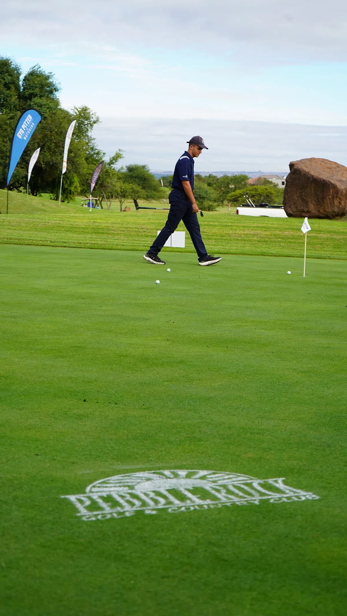 Golf day on the Pebble Rock course