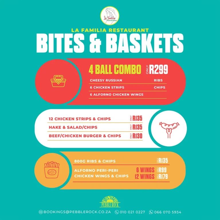 Pebble Rock_December_Food Specials